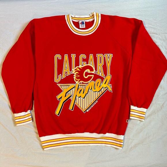 Bulletin Athletic Other - 1990 Vintage Bulletin Calgary Flames Crewneck